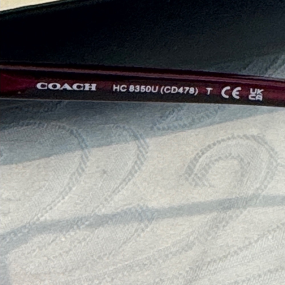 Coach Gradient Red 54 mm Round Sunglasses - Picture 11 of 15